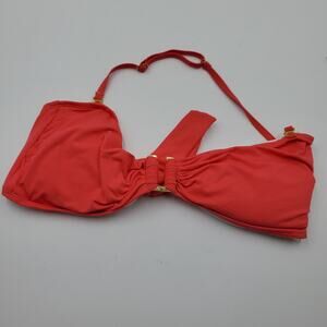 Ann Taylor Coral Halter Swim Top Women's Size XL